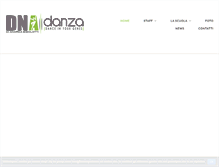 Tablet Screenshot of dnadanza.com